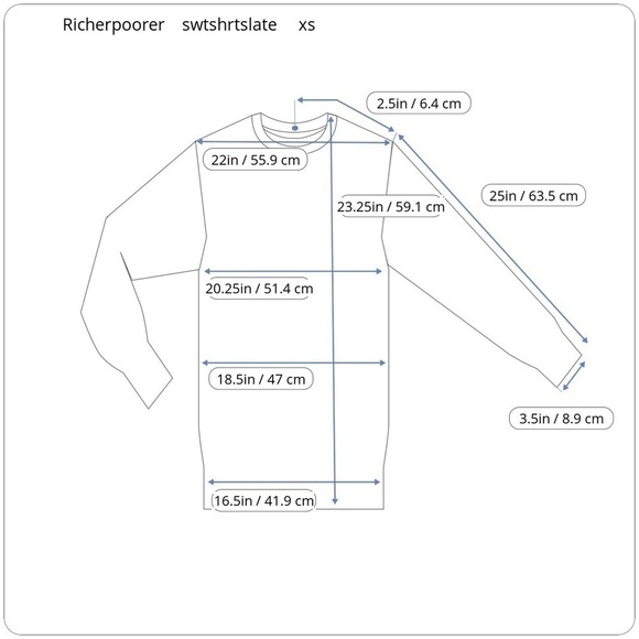 Richer Poorer Women’s Mock Neck Panel Fleece Sweatshirt Size XS - Picture 7 of 7